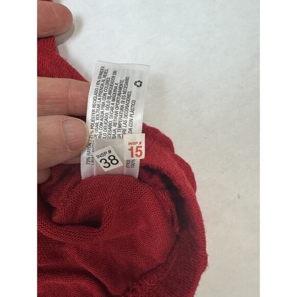 NWOT Christmas Sweater Kids Cat & Jack Red Gold Stars Holiday Kids Medium 7/8 - Picture 8 of 8